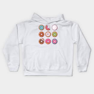 Doughnut Donuts Collection Cartoon Kids Hoodie